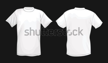 White avector T-shirt  Stock photo © arlatis