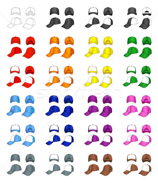 Multicolored cap vector illustration Stock photo © arlatis