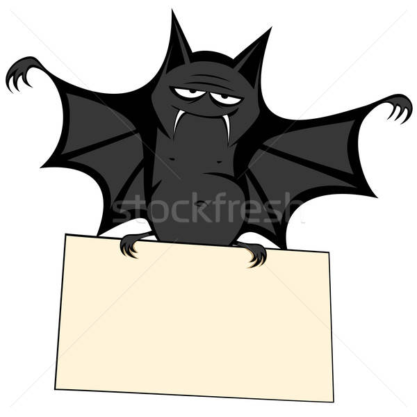 Funny freaky bat Stock photo © arleevector