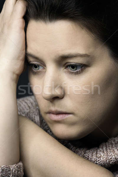 sad woman Stock photo © armin_burkhardt