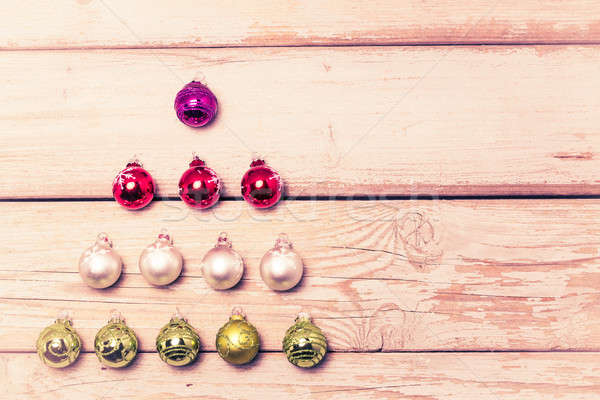 little christmas balls Stock photo © armin_burkhardt
