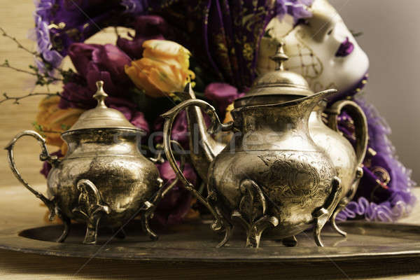 Still Life Old Teaware Stock photo © armin_burkhardt