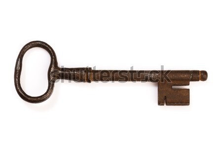 Stock photo: rusty key