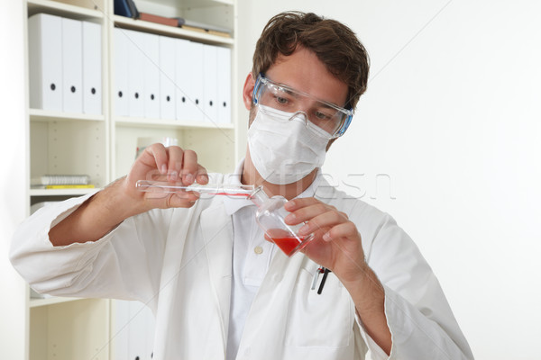 Médico clínica test tube médico industrial branco Foto stock © armstark