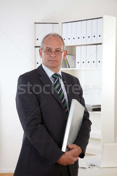 Eski iş adamı iş ofis işadamı Stok fotoğraf © armstark