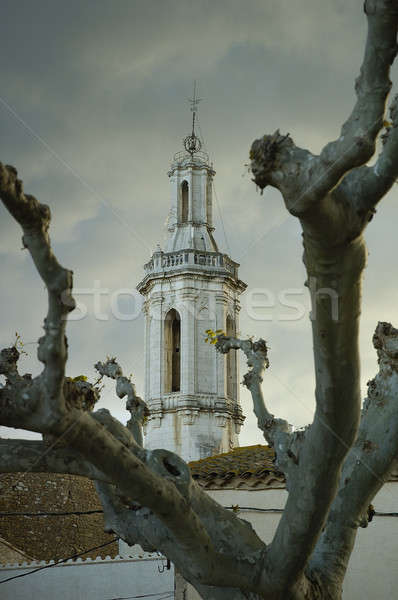 Borrassa belfry Stock photo © arocas