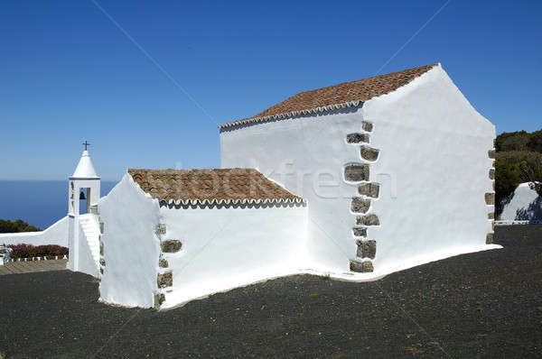 Capela ilha canário Espanha água mar Foto stock © arocas