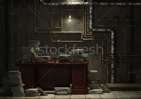 grunge basement office Stock photo © arquiplay77
