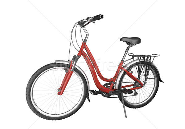 red bike isoalted Stock photo © arquiplay77
