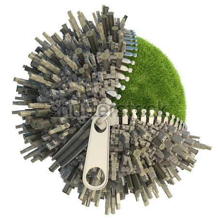 green energy transport concept planet Stock photo © arquiplay77