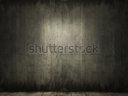 Foto stock: Grunge · concreto · quarto · interior · parede · fundo