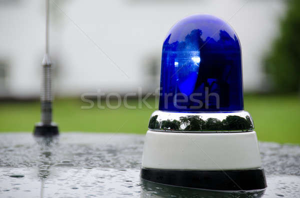 blue emergency vehicle lighting Stock photo © Arrxxx