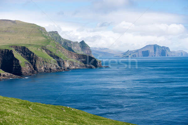 Landscape on the Faroe Islands Stock photo © Arrxxx