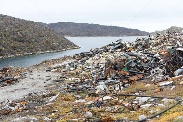 Waste disposal site in Greenland Stock photo © Arrxxx
