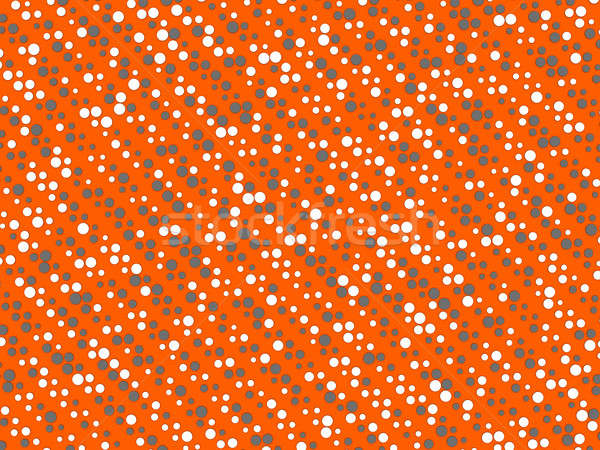 Polka dot background with grey and white circles over orange Stock photo © Arsgera