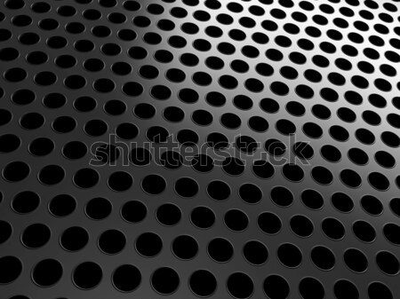Close-up of black grill on black Stock photo © Arsgera