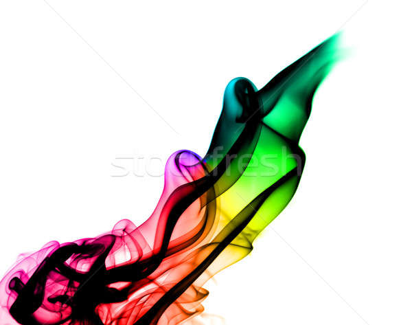 Stock photo: Colorful fume abstraction