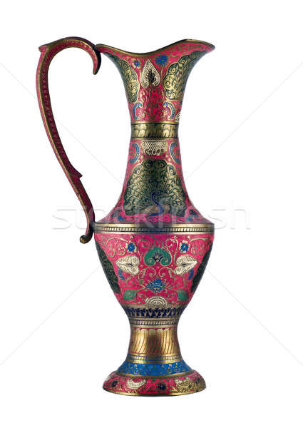 Belle indian vase vieux eau art Photo stock © Arsgera