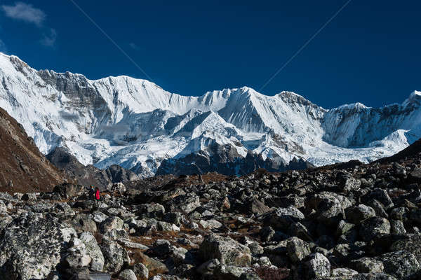 Mountain range in the vicinity of Cho oyu peak Stock photo © Arsgera