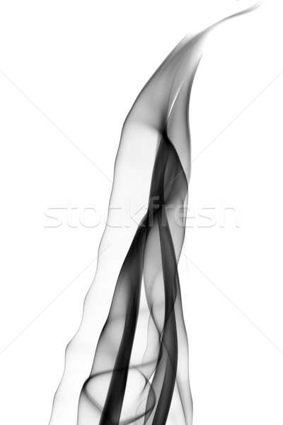 Abstract fume swirl on white Stock photo © Arsgera