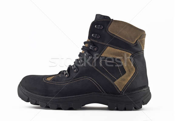 Side view of Warm leather boot  Stock photo © Arsgera
