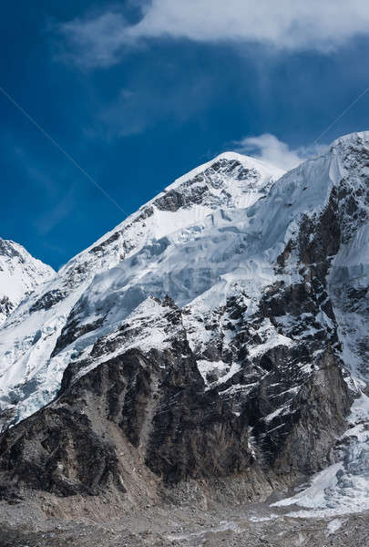 Summit not far Gorak shep and Everest base camp Stock photo © Arsgera