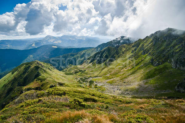 Mountains: Carpathians on the border of Ukraine and Romania Stock photo © Arsgera