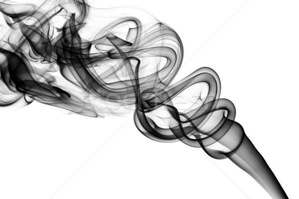 Abstrakten schwarz Rauch Wirbel weiß Licht Stock foto © Arsgera