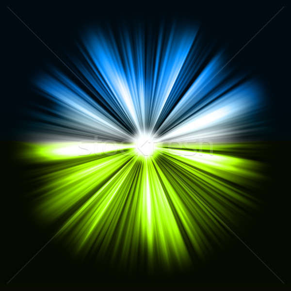 Colorful rays of light: shining star Stock photo © Arsgera