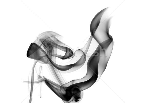 Abstraction. Smoke pattern on white Stock photo © Arsgera