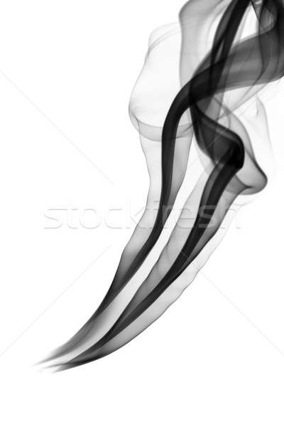 抽象的な 煙 白 光 黒 ストックフォト © Arsgera