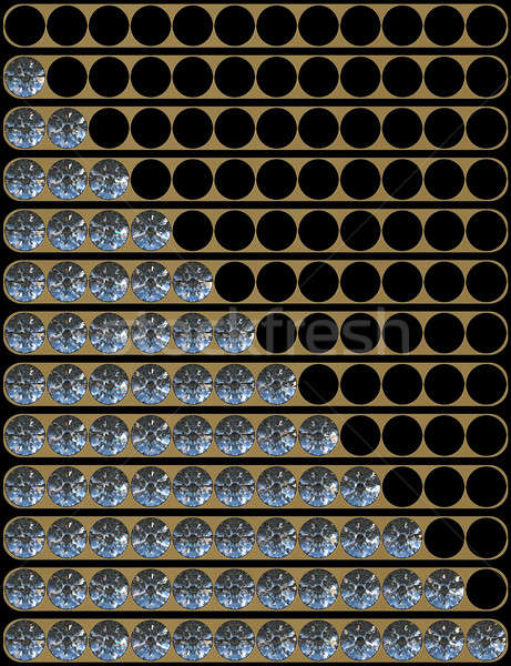 Diamants téléchargement bars ensemble autre [[stock_photo]] © Arsgera