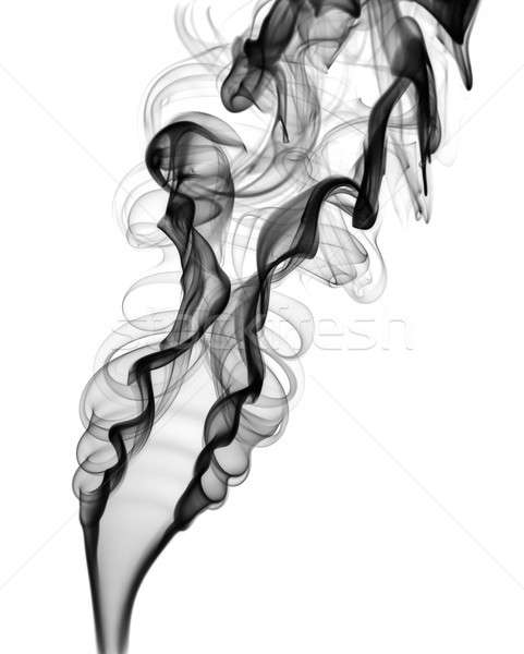 Stock foto: Abstrakten · weiß · Rauch · Form · Kurven · Licht