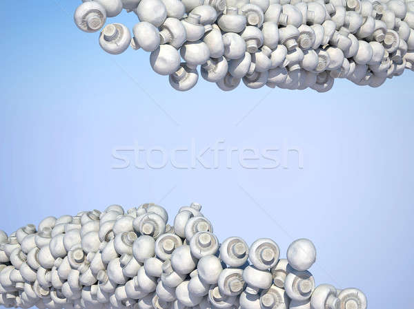 Gustos champignon ciuperci grup zbura găti Imagine de stoc © Arsgera