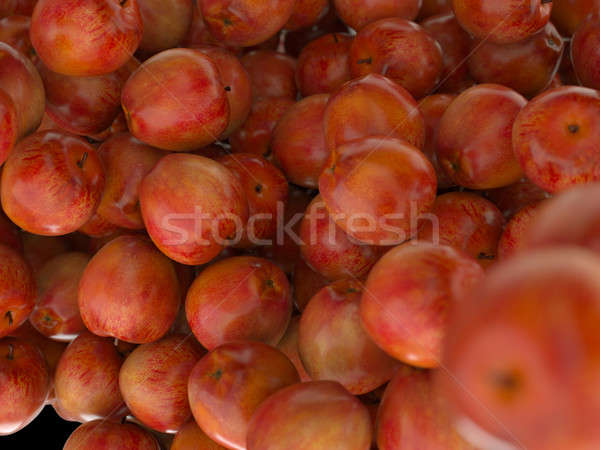 Many Red ripe apples Stock photo © Arsgera