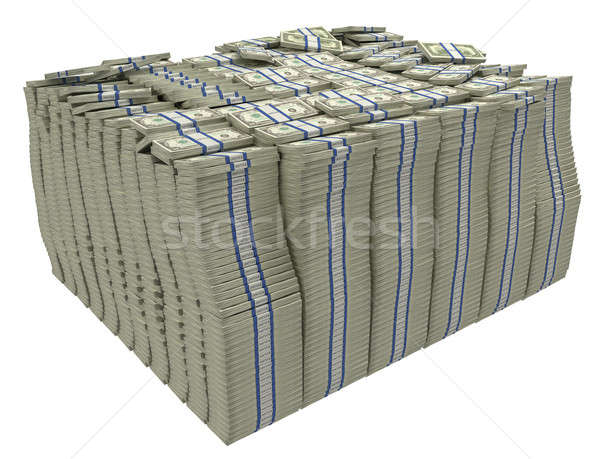 Much money. Large stack of US dollars Stock photo © Arsgera