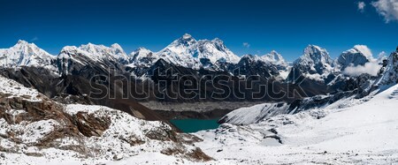 Felső világ Everest híres passz utazás Stock fotó © Arsgera
