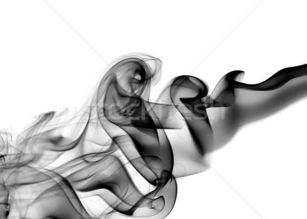 Nero astrazione bianco abstract sfondo Foto d'archivio © Arsgera