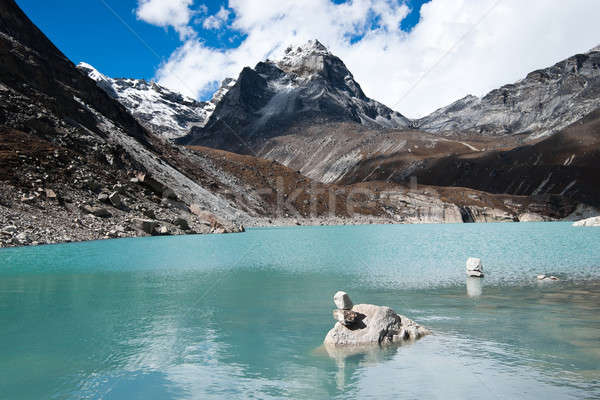 Equilibrio sagrado lago viaje agua Foto stock © Arsgera