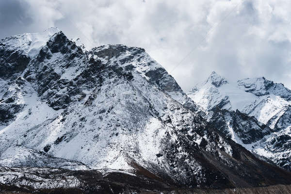 Lodowiec górskich nie daleko everest Zdjęcia stock © Arsgera