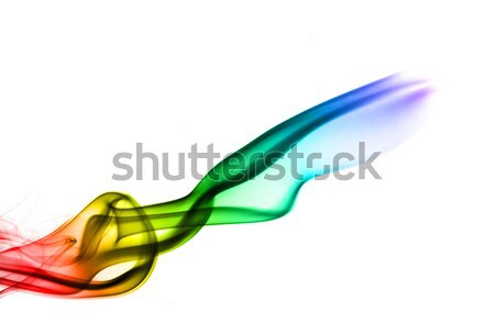 Gradient colored puff of abstract smoke  Stock photo © Arsgera