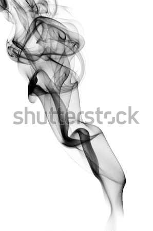 Abstract fume pattern on white Stock photo © Arsgera