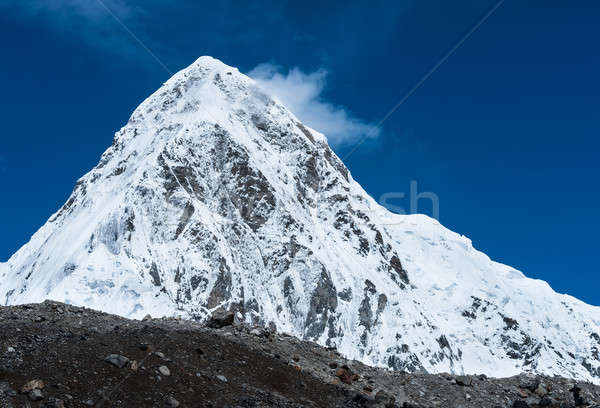 Snowed Pumori summit in Himalaya Stock photo © Arsgera