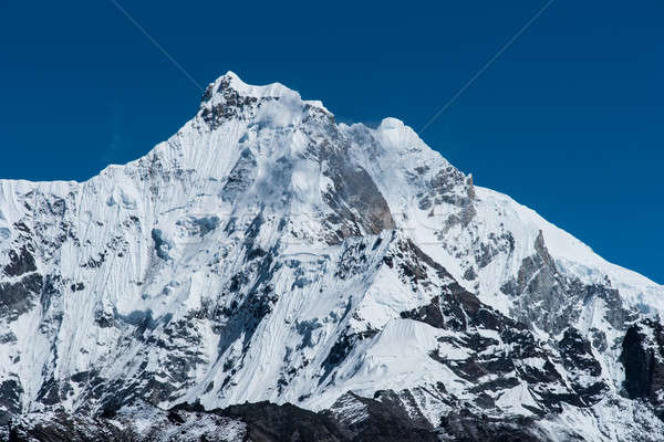 Snowbound mountain peaks in Himalayas Stock photo © Arsgera