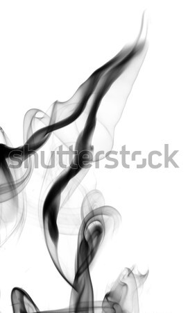 Abstract fume shapes on white Stock photo © Arsgera