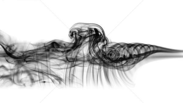 Abstraction blanche mystique fumée modèle résumé Photo stock © Arsgera