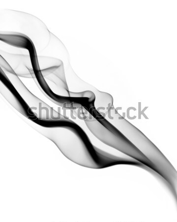 Black abstract fume shape  Stock photo © Arsgera