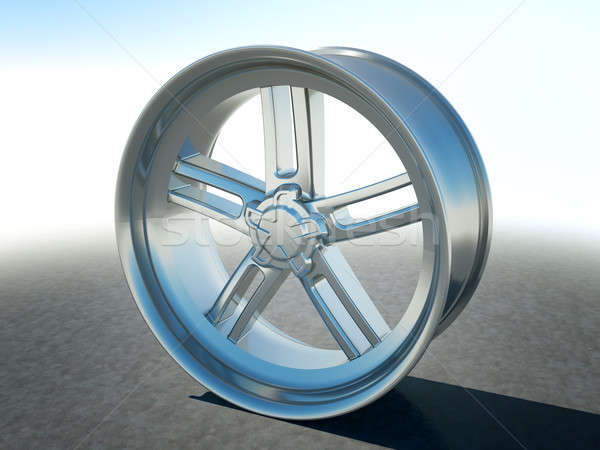 合金 自動車の ディスク ホイール ストックフォト © Arsgera