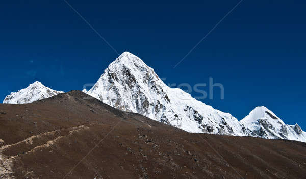 Pumori and Kala Patthar mountains in Himalayas Stock photo © Arsgera