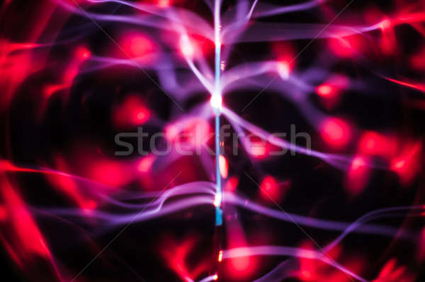 Wissenschaft abstrakten Plasma Gas Licht Technologie Stock foto © Arsgera